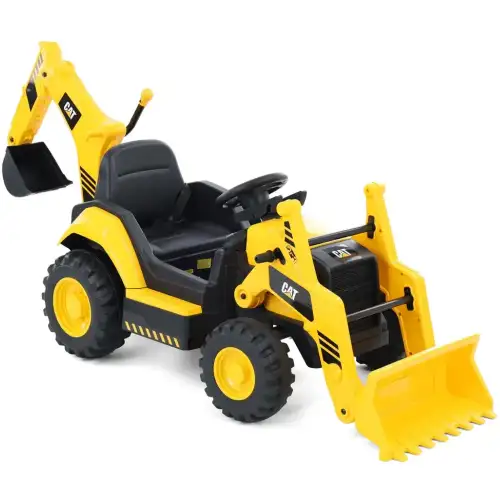Escavadora Brincar CAT BACKHOE Amarela 7AH